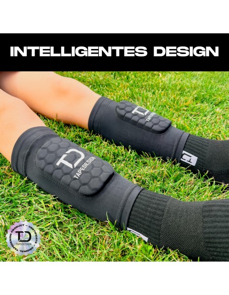 TAPEDESIGN SHINGUARDS FLEX KIDS BK