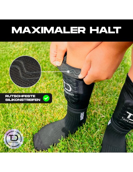 TAPEDESIGN SHINGUARDS FLEX KIDS BK