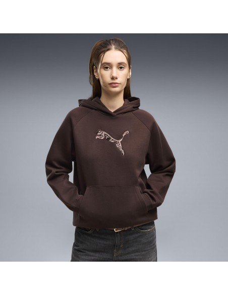 PUMA MUJER SUDADERA ESS SEQUINS STANDARD HOODIE FL AW26