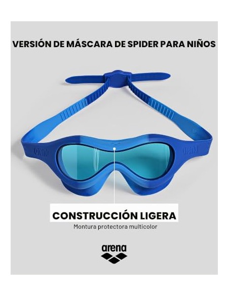 ARENA MASCARA NATACION SPIDER NIÑOS