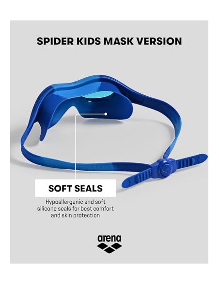 ARENA MASCARA NATACION SPIDER NIÑOS