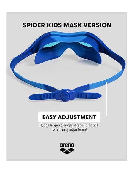 ARENA MASCARA NATACION SPIDER NIÑOS