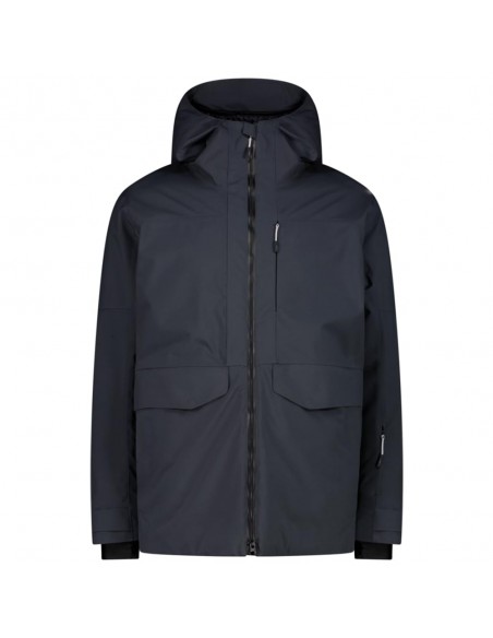 CMP MAN LONG JACKET FIX HOOD ESQUI