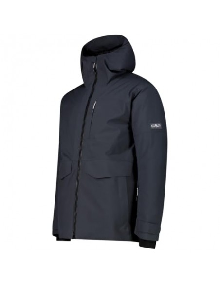 CMP MAN LONG JACKET FIX HOOD ESQUI