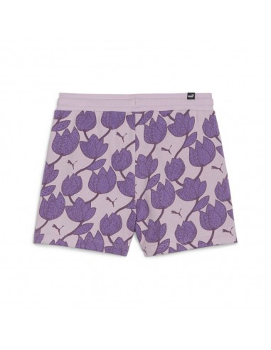 PUMA SHORT GRAPE MIST NIÑA