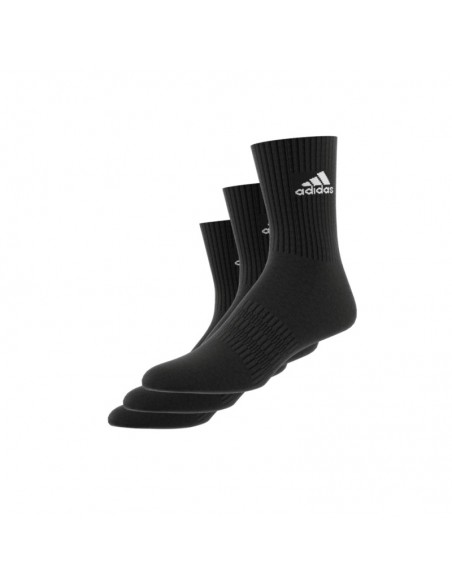 ADIDAS CALCETIN CUSH CRW 3PP NEGRO