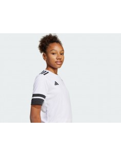 CAMISETA BLANCA ADIDAS SQUA25 JSY Y NIÑO JJ0057 2