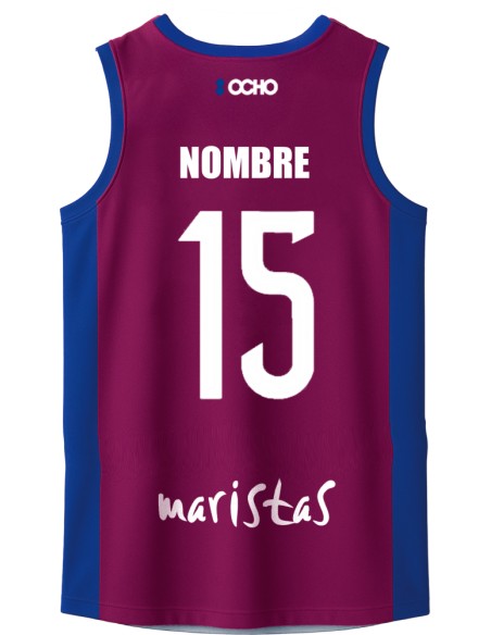 :OCHO CAMISETA VIOLETA MARISTAS BALONCESTO