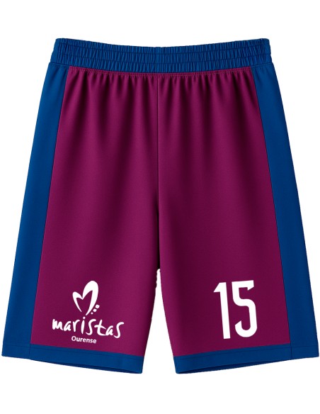 :OCHO PANTALON CORTO VIOLETA MARISTAS