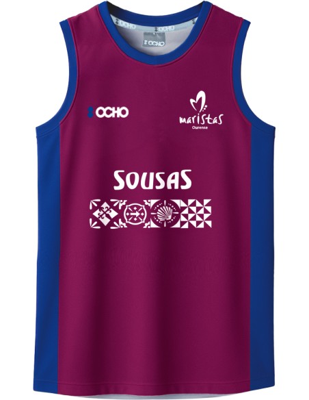 :OCHO CAMISETA VIOLETA MARISTAS BALONCESTO
