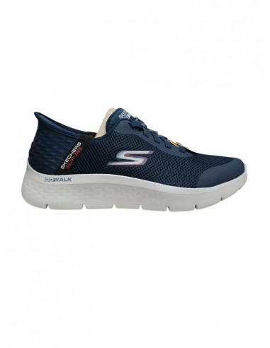 Zapatilla azul SKECHERS silp-ins azul hombre