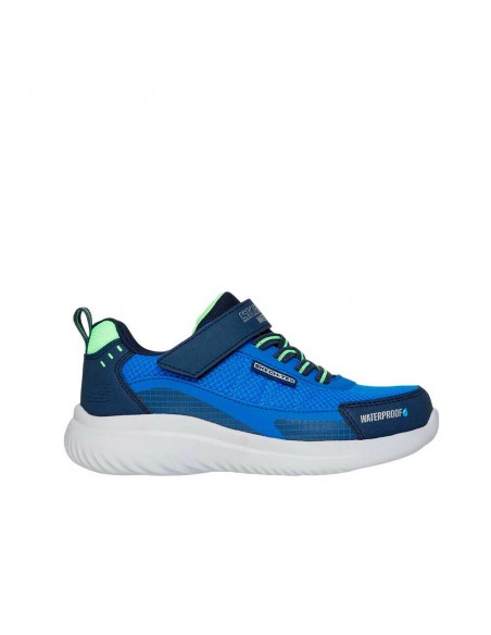 Calzado-SKECHERS BOUNDER 2.0-AQUA PACE-406341L-NVBL-NIÑO-AZUL MARINO
